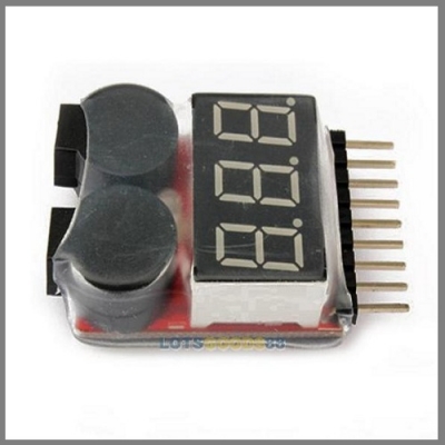 Индикатор - сигнализатор низкого напряжения LiPo аккумулятора.