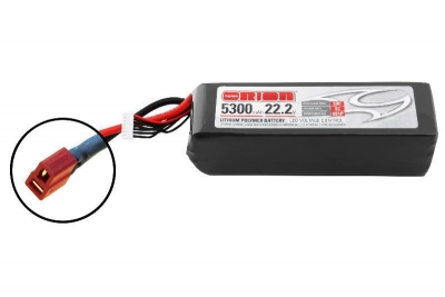 li-po 22,2в(6s) 5300mah 50c softcase deans plug with led charge status
