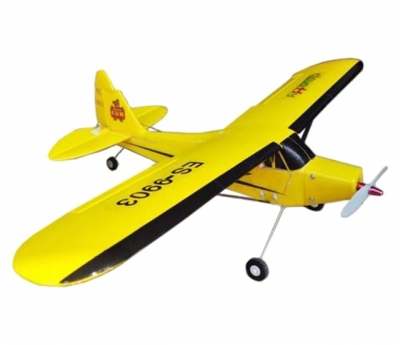 радиоуправляемый самолет easysky piper j3 cub yellow edition 2.4g