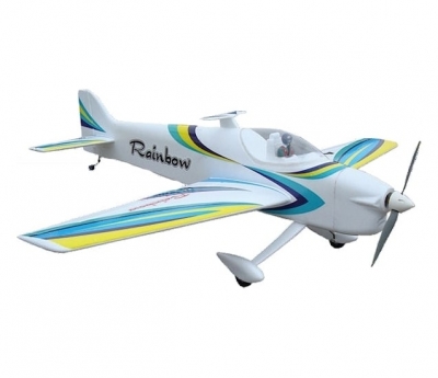 радиоуправляемый самолет nfd rainbow f3a 3d aerobatic blue edition 2.4g